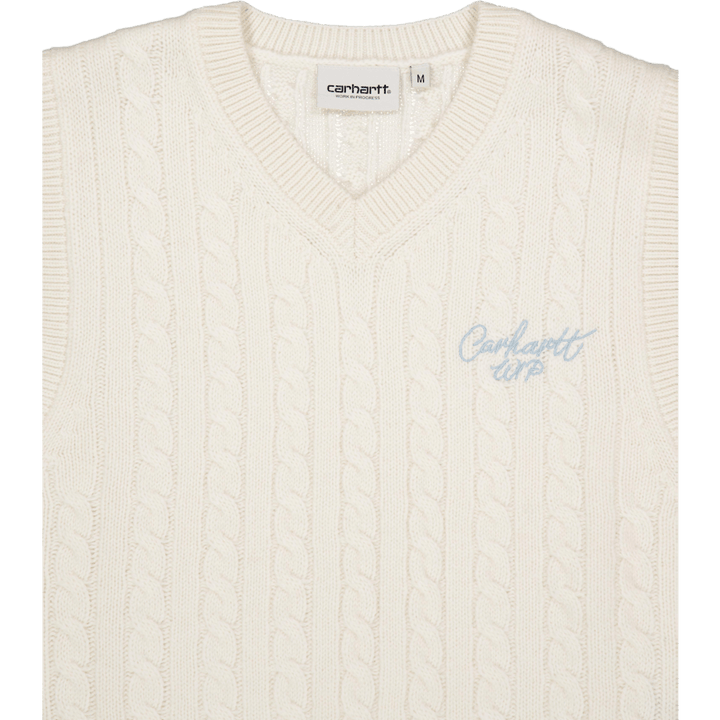 W' Signature Vest Pulover Natural / Dusty Ice