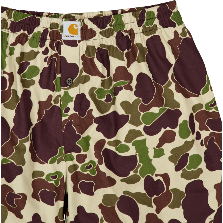 Boxer in cotone Camo Duck, verde