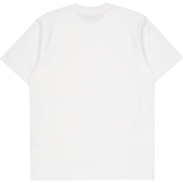 S/s University Script T-shirt White / Black