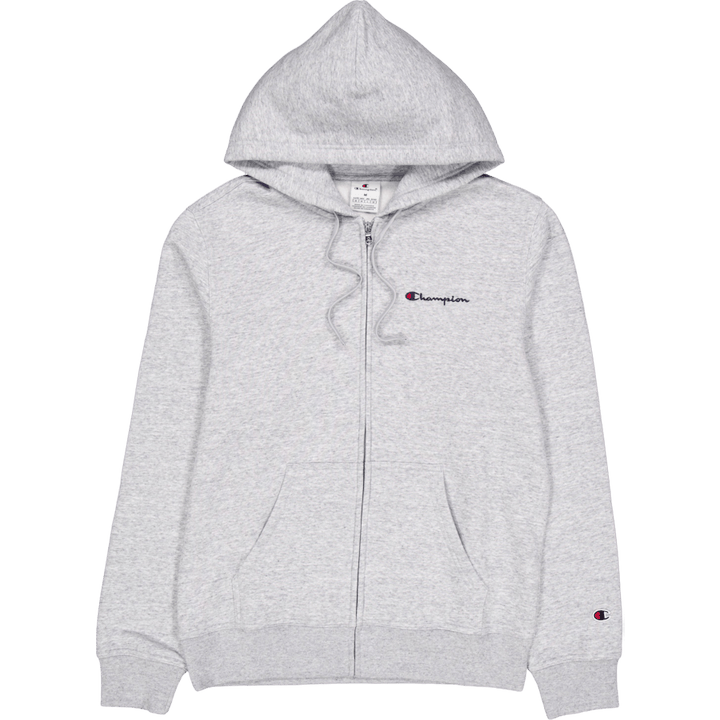 Hooded Full Zip Sweatshirt New Oxford Grey Melange