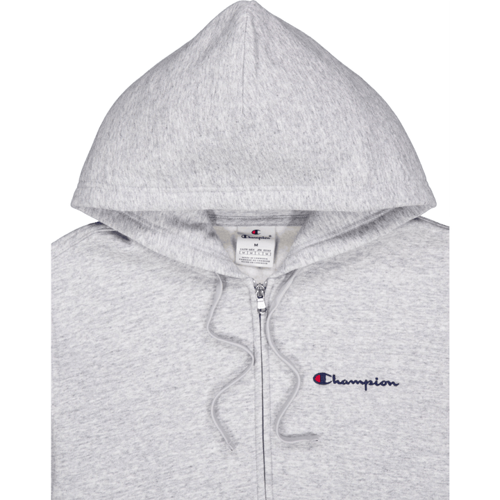 Hooded Full Zip Sweatshirt New Oxford Grey Melange
