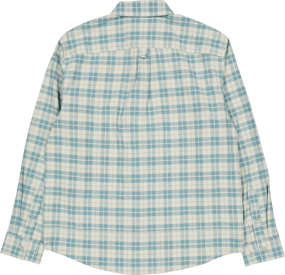Modal L/s Plaid Shirt Putty