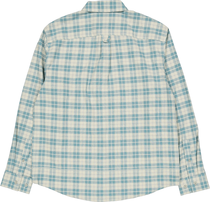 Modal L/s Plaid Shirt Putty