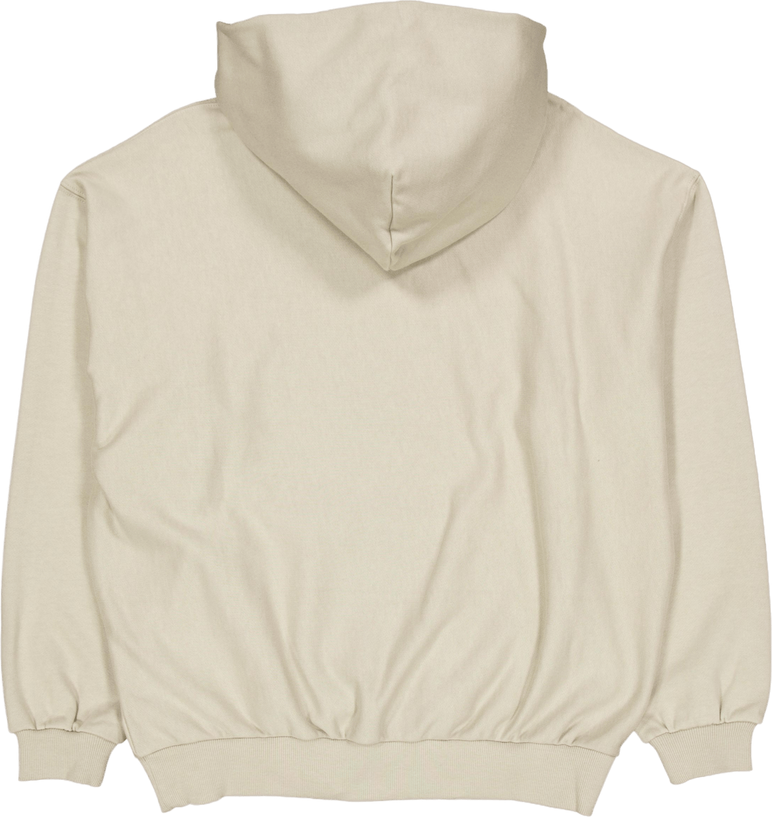 Logo Applique Hooded Fleece Putty