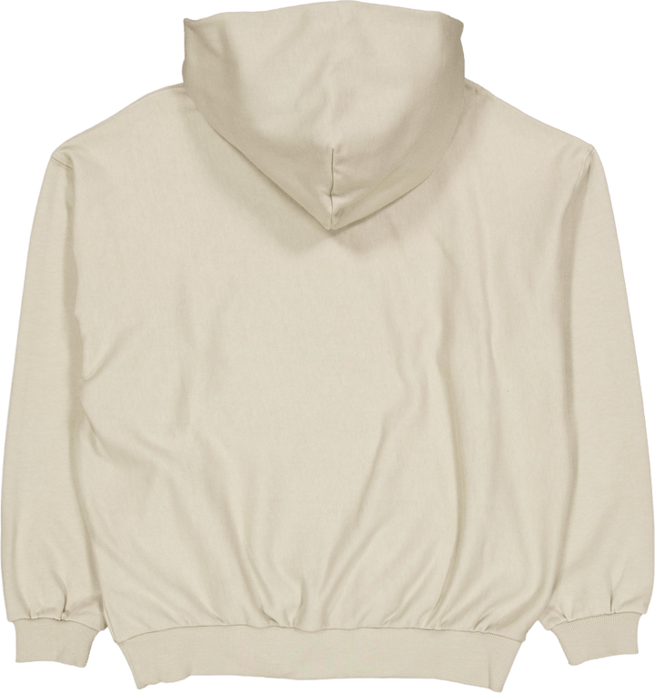 Logo Applique Hooded Fleece Putty
