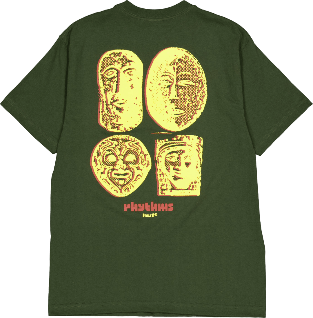 Rhythms S/s Tee Hunter Green