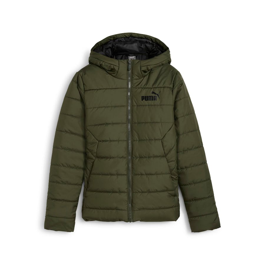 Ess Hooded Vadderad jacka Dark Olive