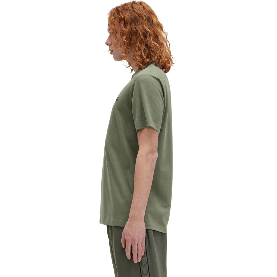 T-shirt med rund hals W49 Laurel W Green/ngt Green