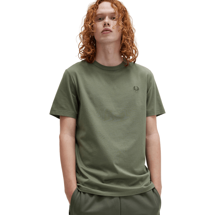 T-shirt med rund hals W49 Laurel W Green/ngt Green