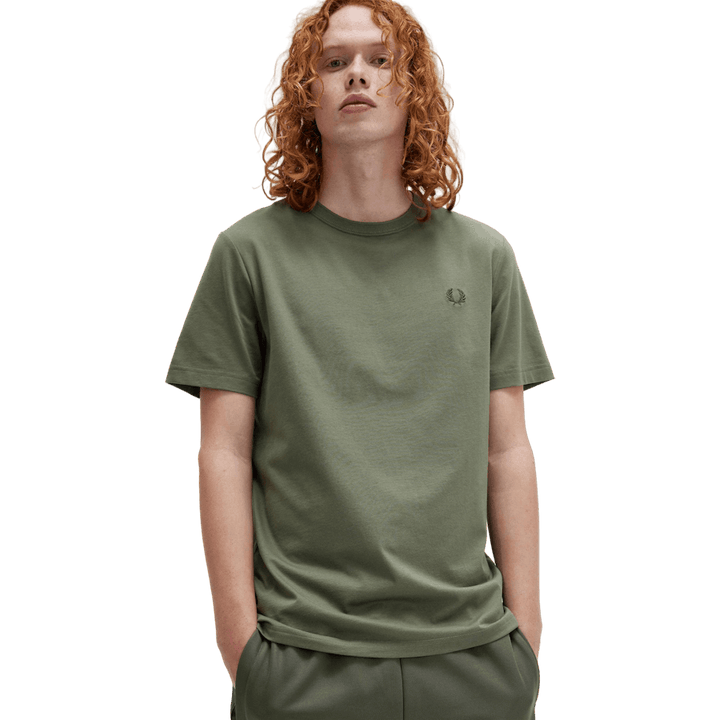 T-shirt med rund hals W49 Laurel W Green/ngt Green