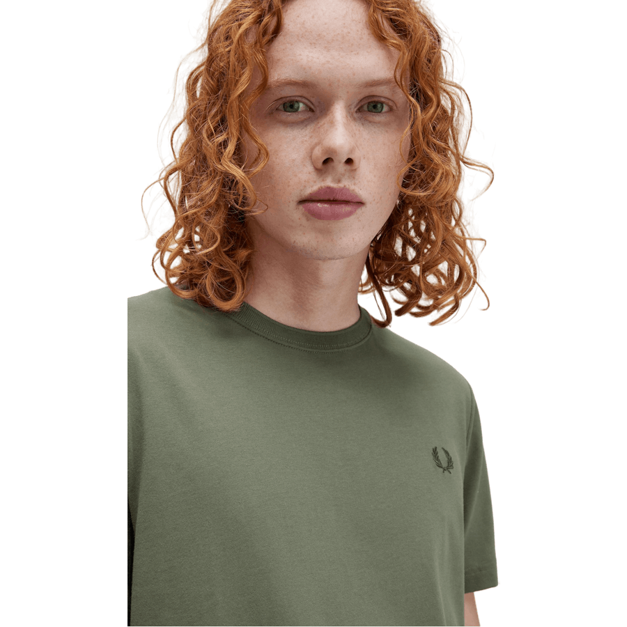 T-shirt med rund hals W49 Laurel W Green/ngt Green