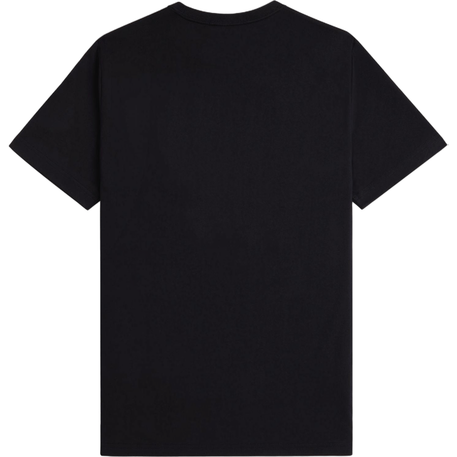 Rundhals-T-Shirt X56 Schwarz/Whisky Brwn