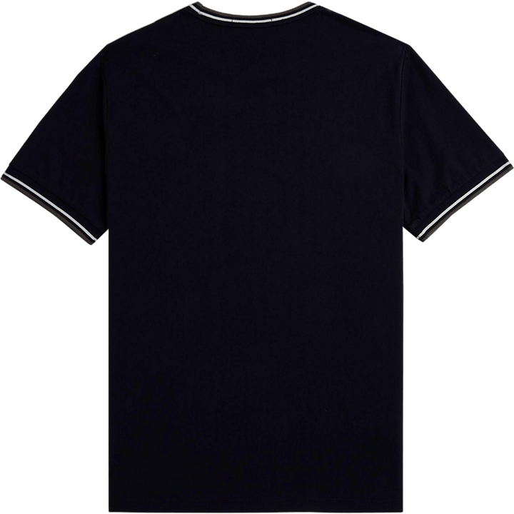 Twin Tipped T-shirt W54 Blk/ecru/laurel W Green
