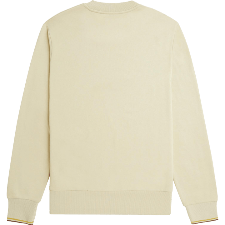 Sweatshirt mit Rundhalsausschnitt W69 Haferflocken/ Braun