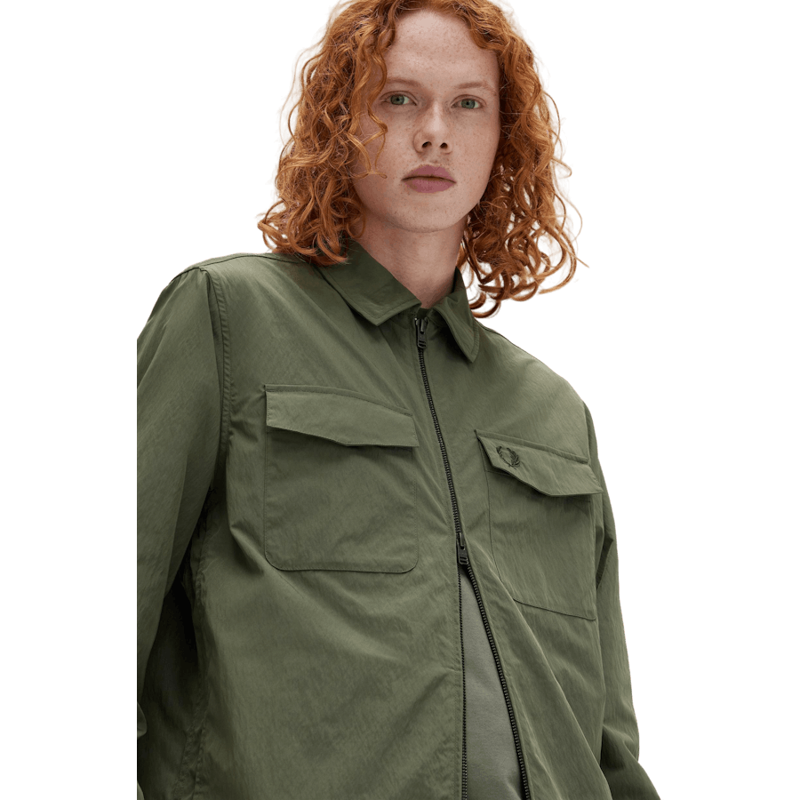 Surchemise à poche W19 Couronne de laurier Vert