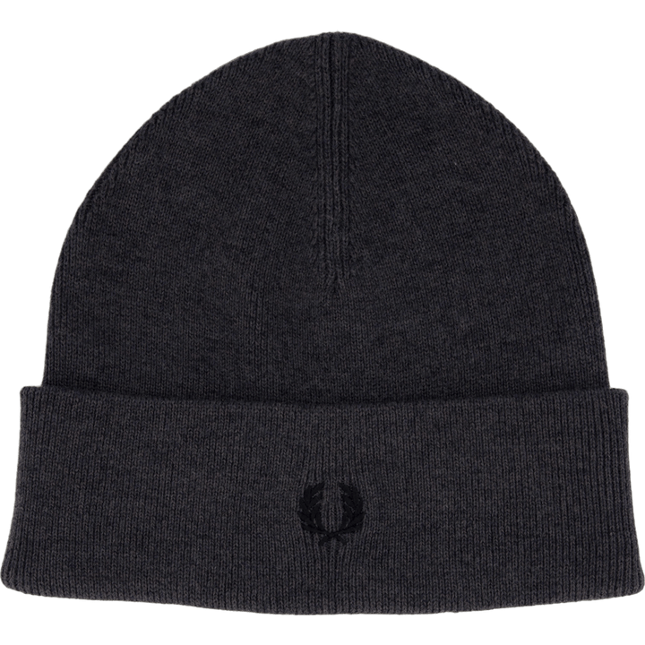 Klassische Beanie R85 Dunkelgrau meliert