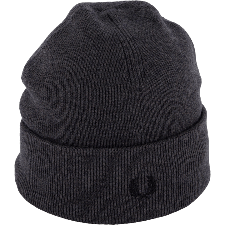 Klassische Beanie R85 Dunkelgrau meliert