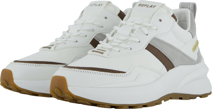 Athena Run White Brown