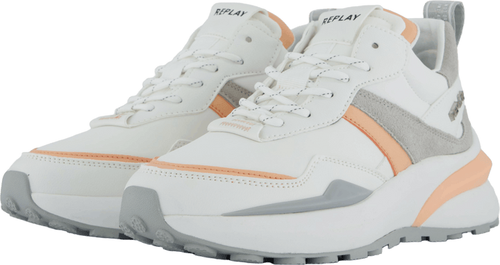 Athena Run White Orange
