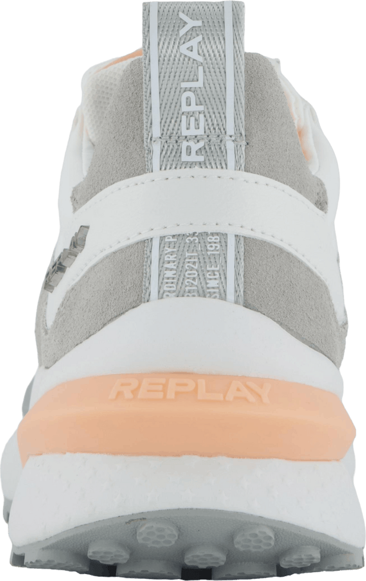 Athena Run White Orange