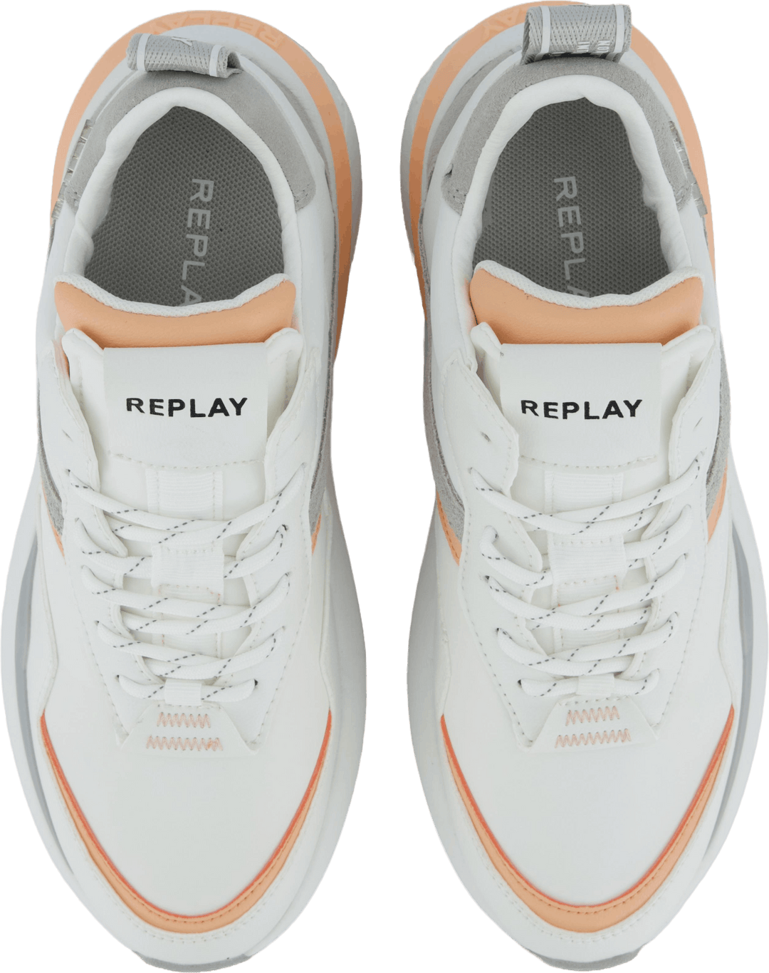 Athena Run White Orange