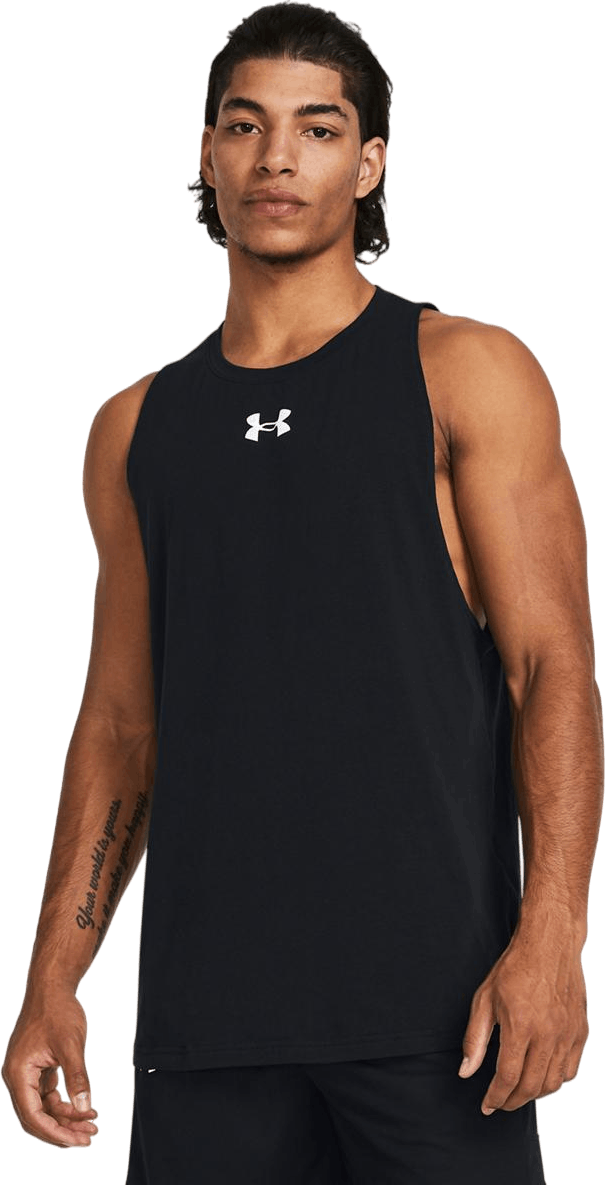 Débardeur en coton Ua Baseline Noir