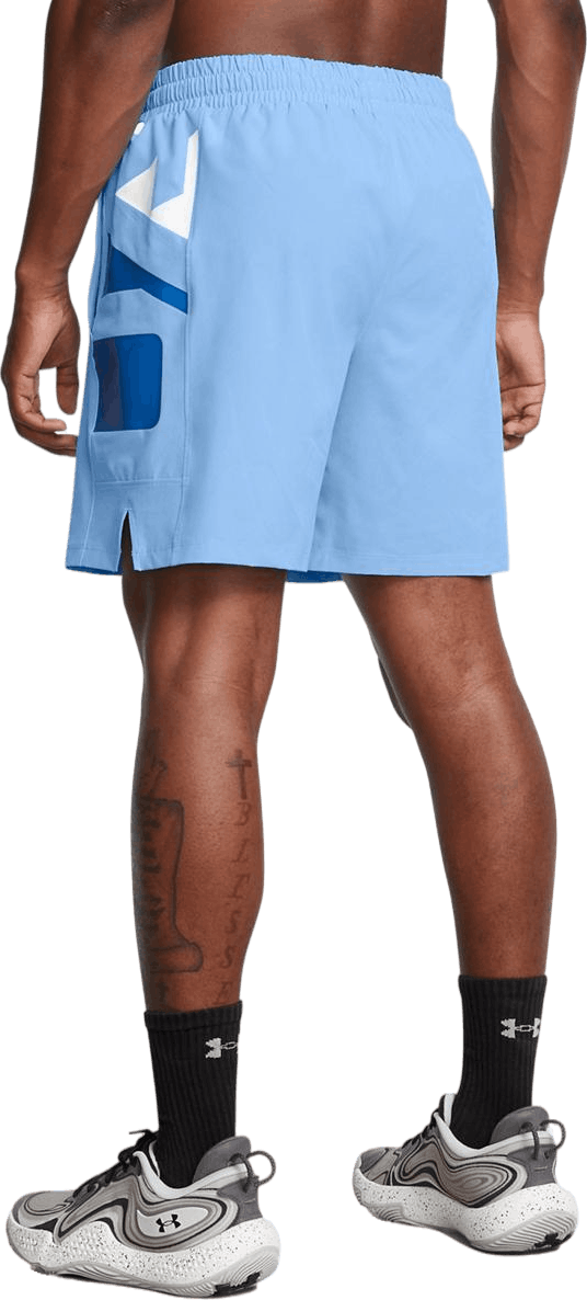 Ua Baseline Woven Short Horizon Blue