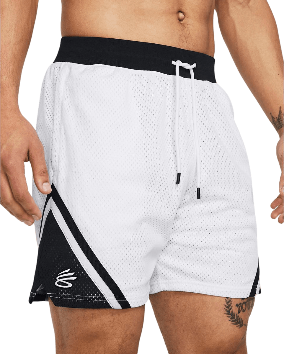 Curry Mesh Short 4 White