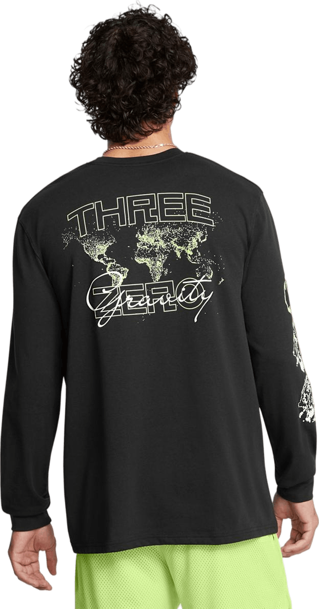 Curry Hw Verbiage Ls Tee Noir