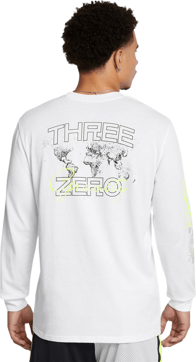 Curry Hw Verbiage Ls Tee Hvid