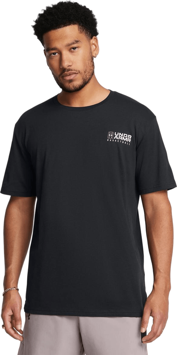 Ua Bball Logo Court Ss Noir