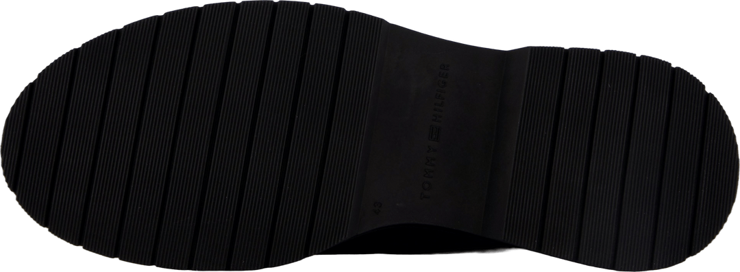 Hilfiger Suede Zip Chelsea Schwarz