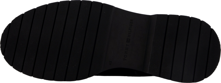 Hilfiger Suede Lace Zip Boot Black
