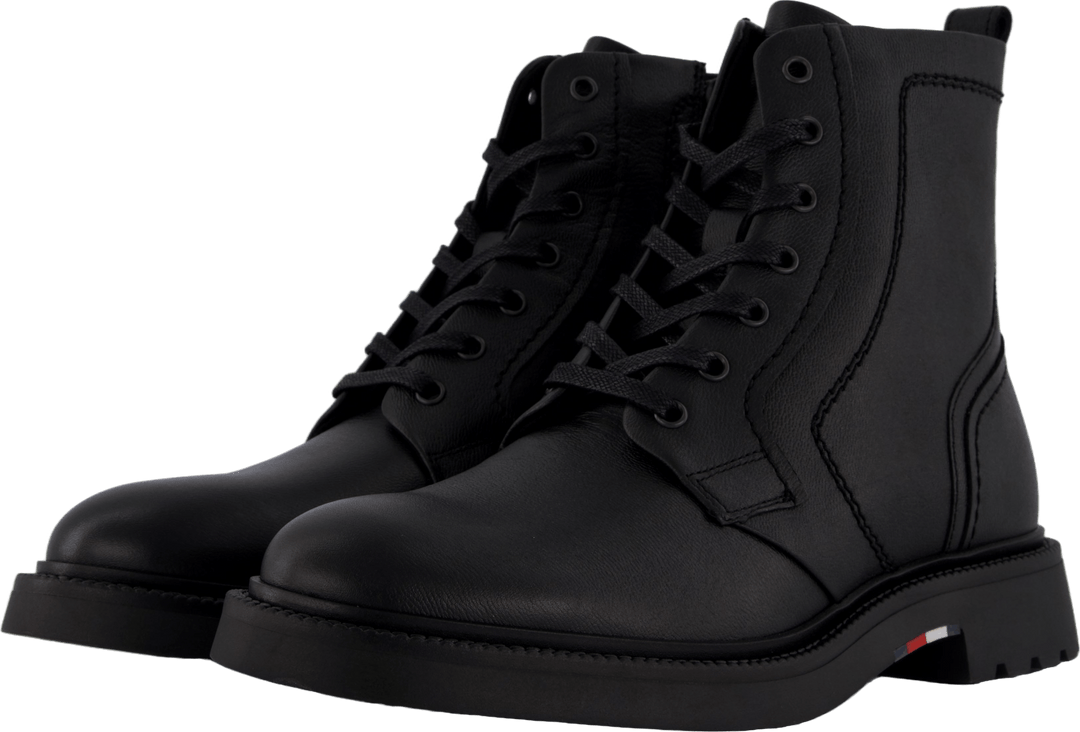 Hilfiger Comfort Lwt Lth Boot Black