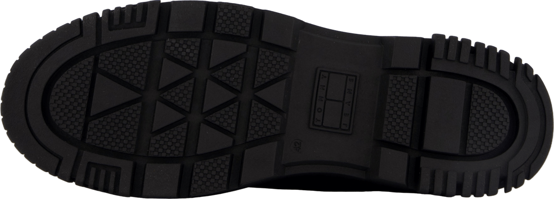 Tjw Zip Up Flatform Nubuck Bo Zwart