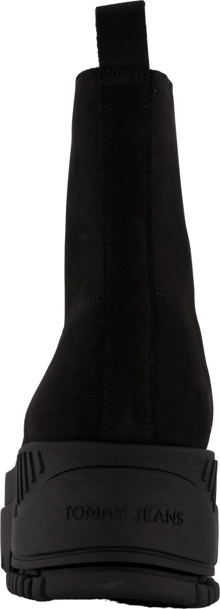 Tjw Zip Up Flatform Nubuck Bo Zwart