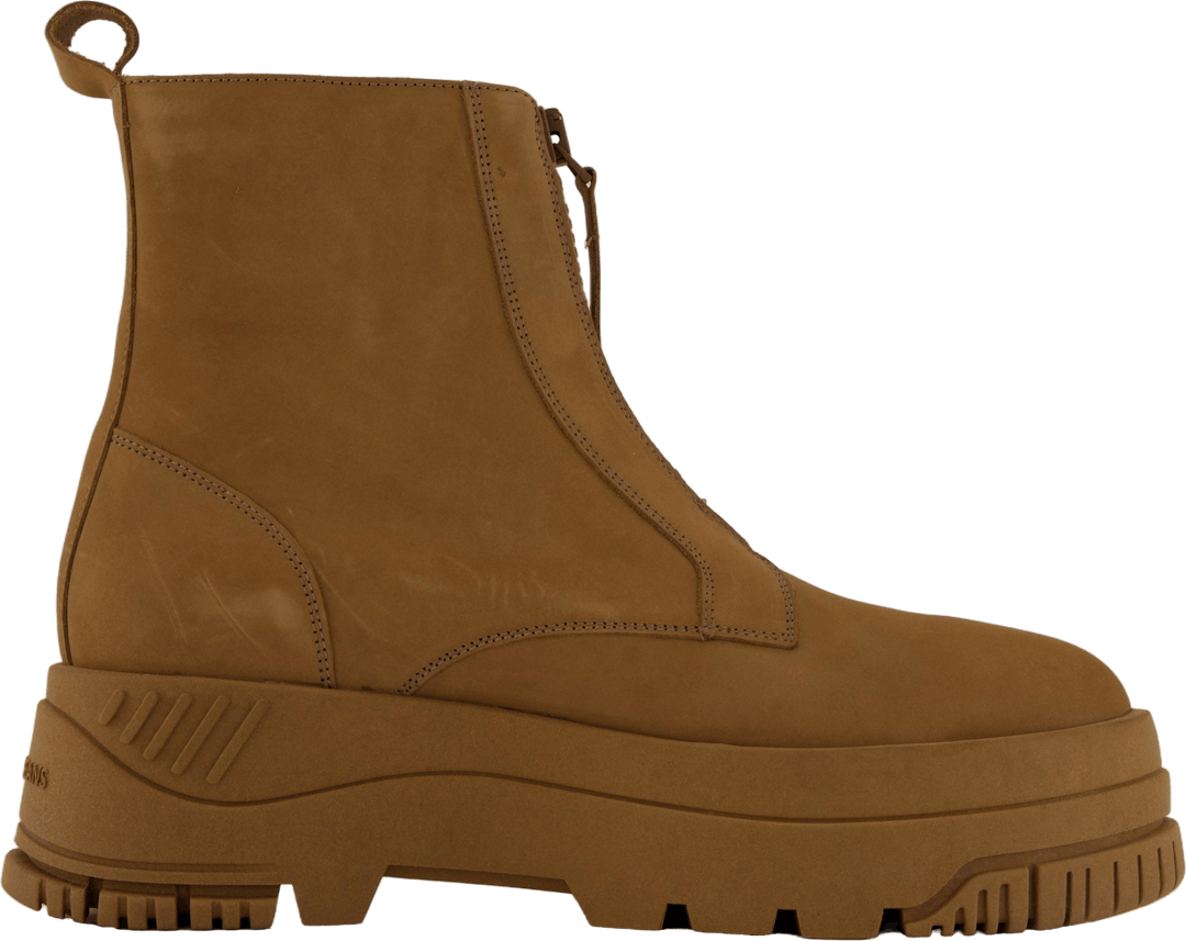 Tjw Zip  Up Flatform Nubuck Bo Light Sepia Brown