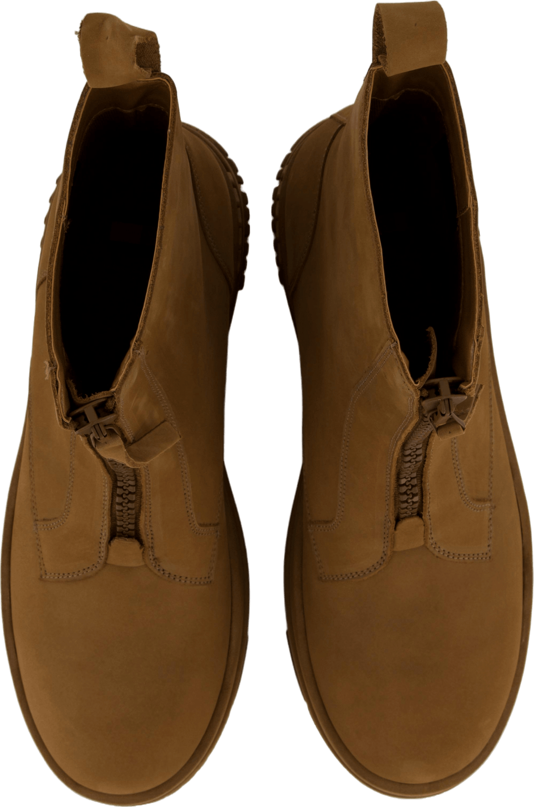 Tjw Zip  Up Flatform Nubuck Bo Light Sepia Brown