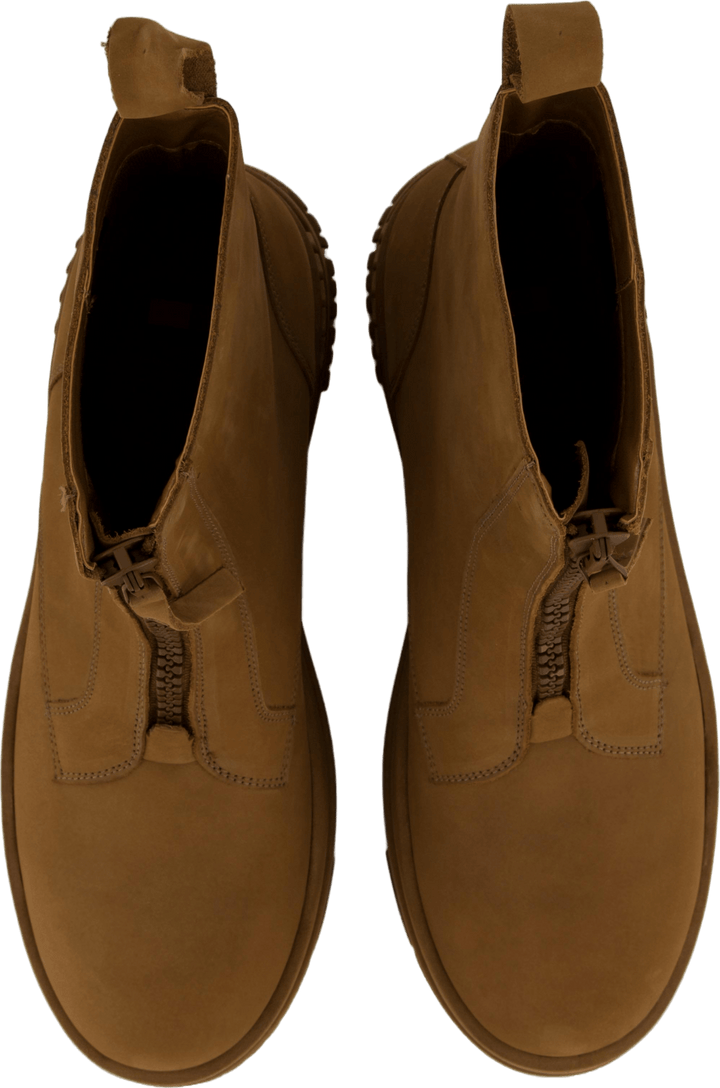 Tjw Zip  Up Flatform Nubuck Bo Light Sepia Brown