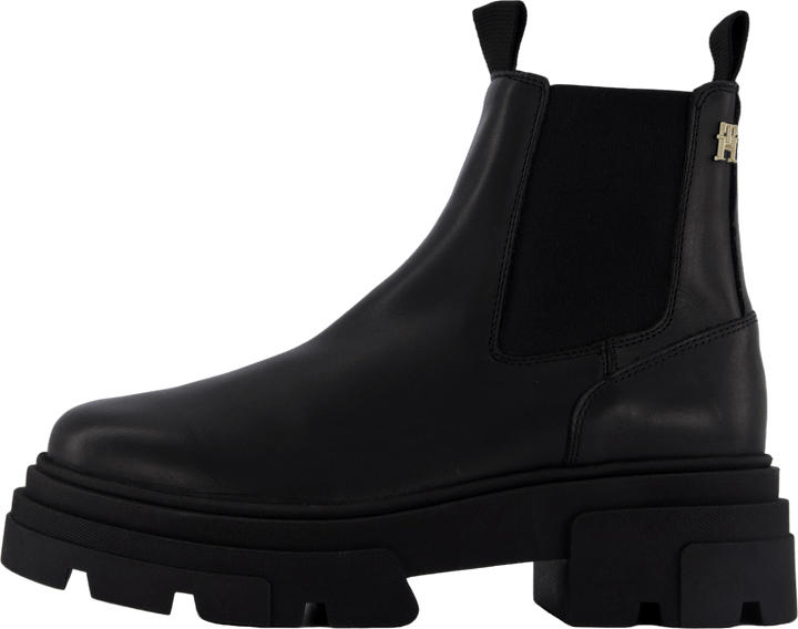 Combat Leather Low Chelsea Black