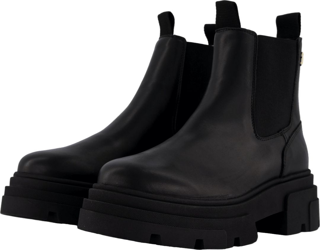 Combat Leather Low Chelsea Black