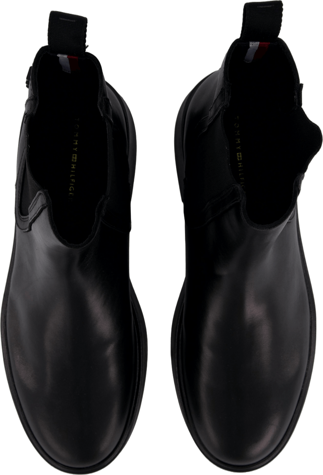 Baskets minimalistes en cuir avec logo Chelsea noir