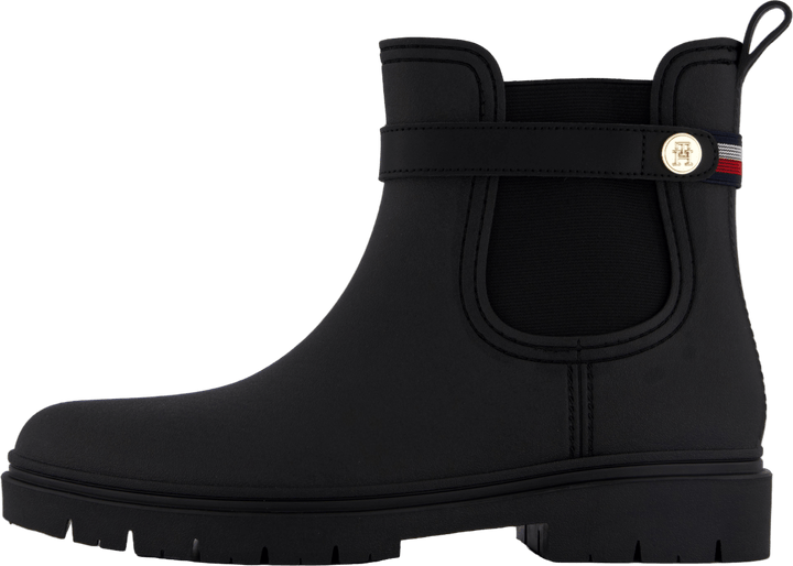 Th Stud Rubberised Rainboot Black