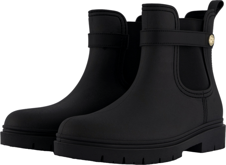 Th Stud Rubberised Rainboot Black