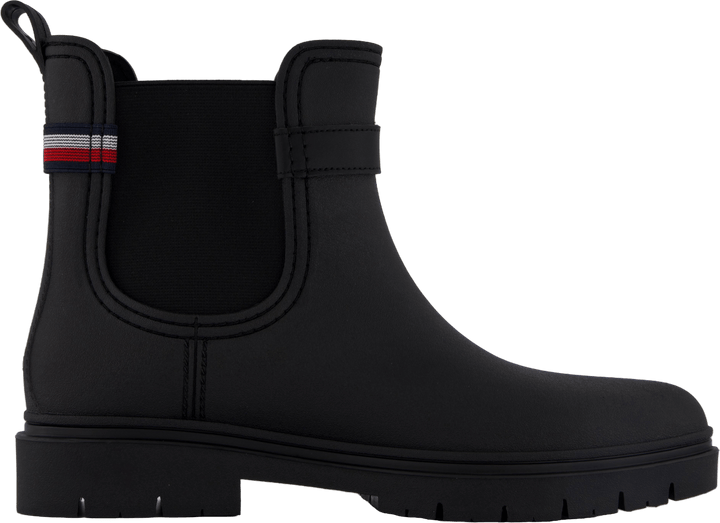 Th Stud Rubberised Rainboot Black