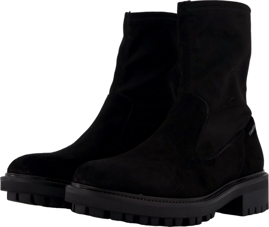 Flat Sock Boot Sue Mix Ck Black