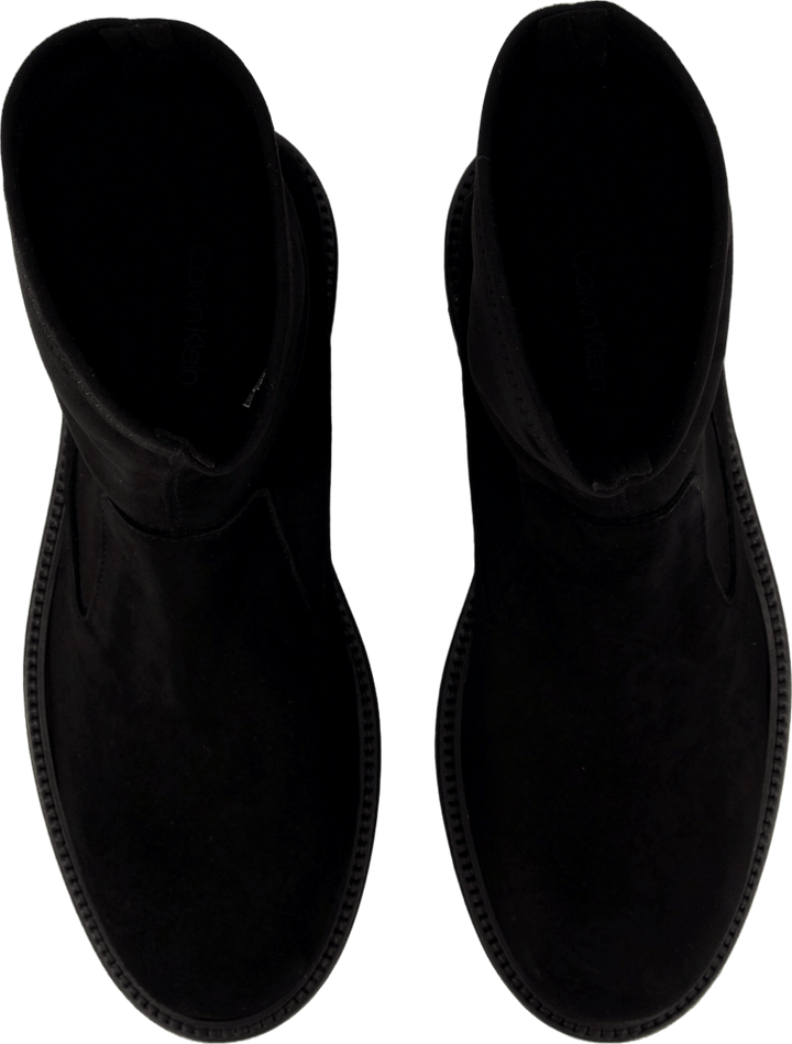 Flat Sock Boot Sue Mix Ck Black