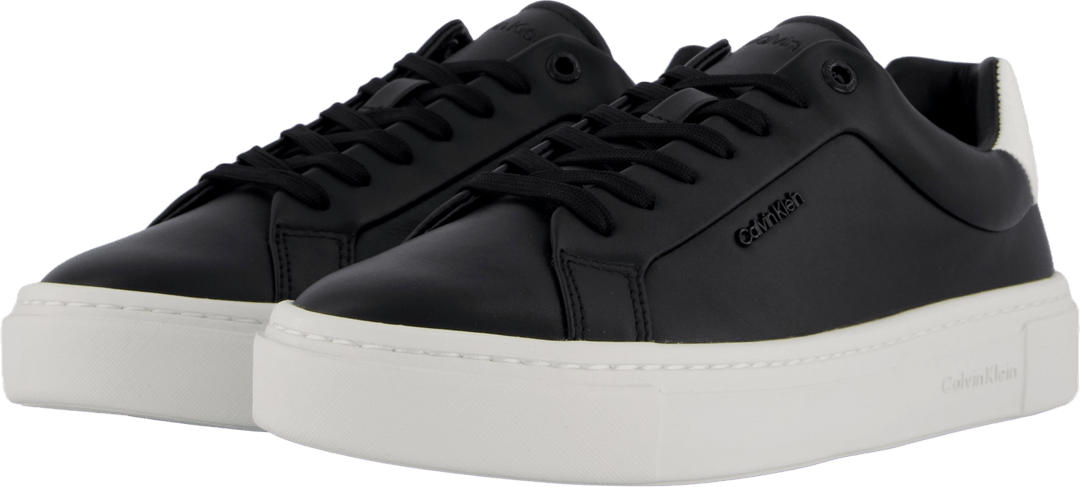 Cupsole Lace Up W/ml Lth Ck Black
