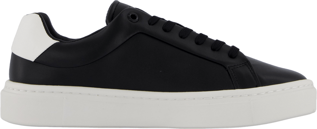 Cupsole Lace Up W/ml Lth Ck Black