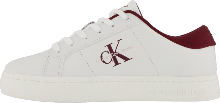 Classic Cupsole Lowlaceup Lth Helles Weiß/Andorra